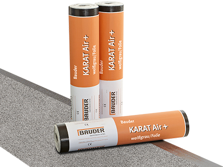 BauderKARAT Air+ Bitumenoberlagsbahn Flachdach Bitumendachbahn Bauder Karat Air+